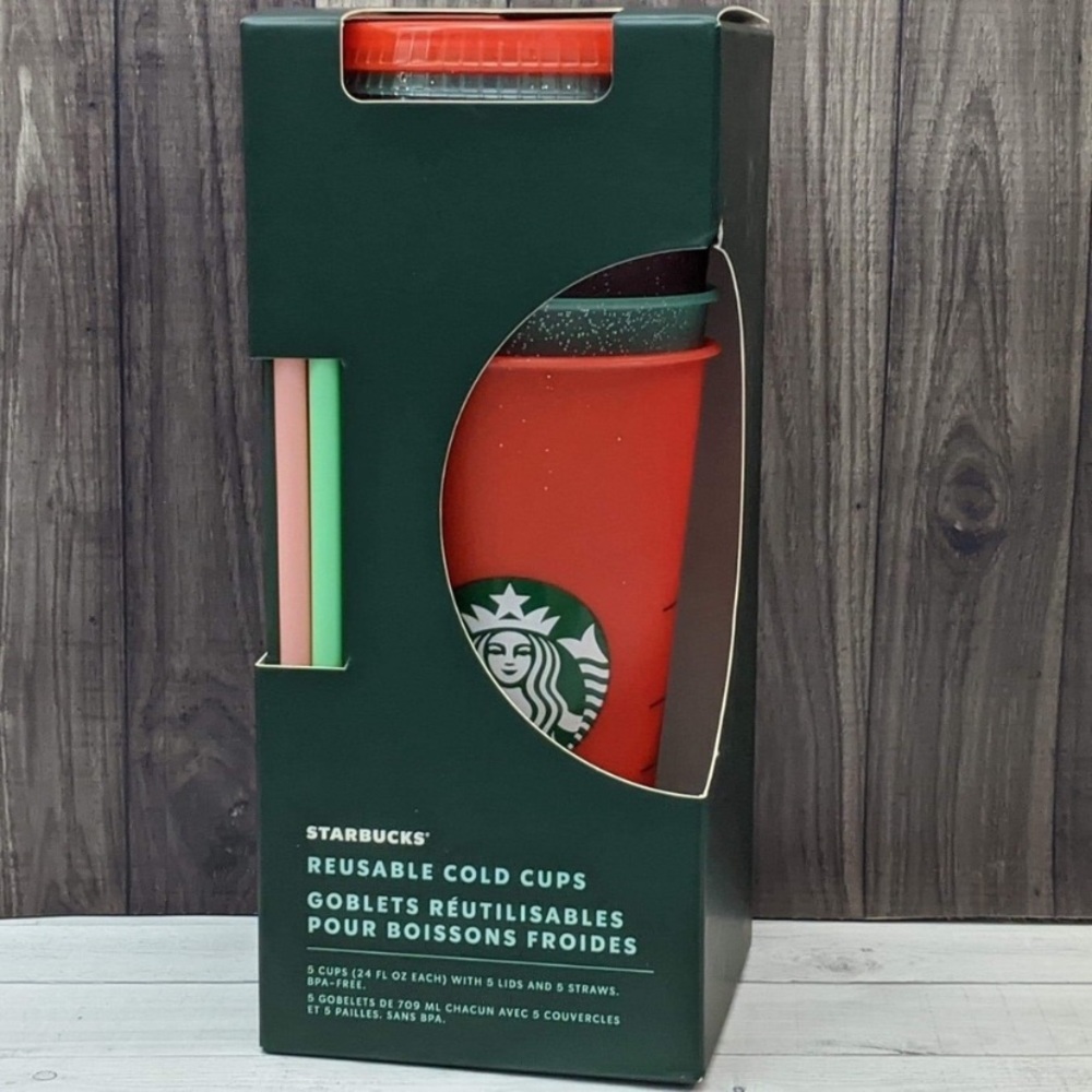 Starbucks Holiday 2020 Glitter Cold Cups - Picture 2 of 4